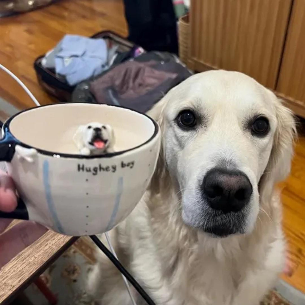 Custom Pet Portrait Mug  Handmade 3D Dog or Cat Ceramic Cup