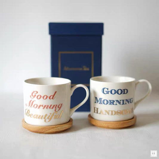 Hand-Painted Ceramic motivational quote mug